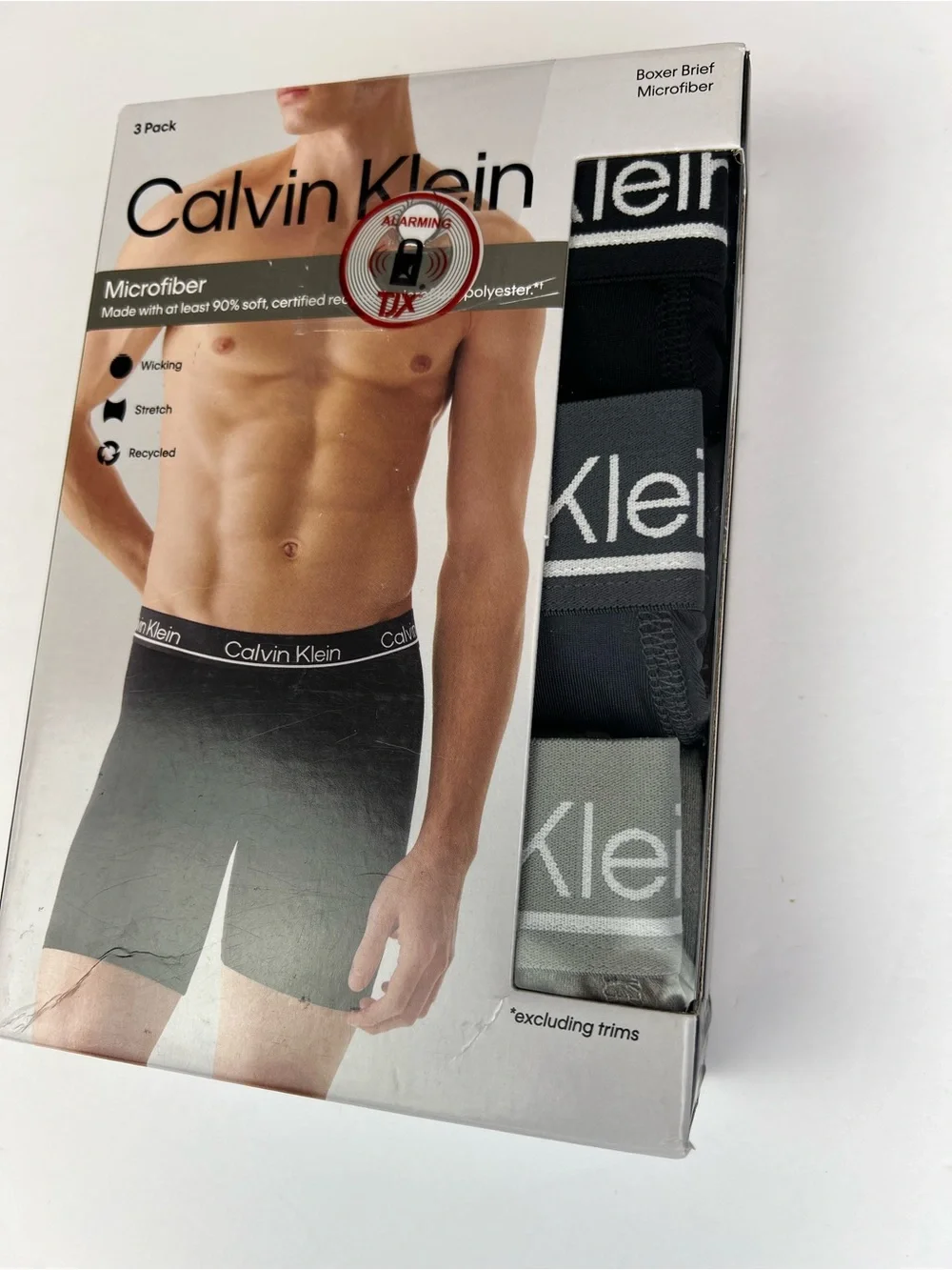 Calvin Klein Microfiber Boxer Brief 3 Pack Multicolor Soft Size S Polyester